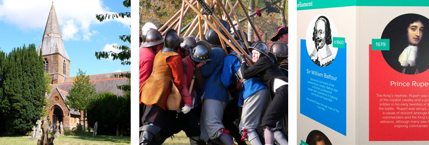 Radway Battle of Edgehill Exhibition scenes